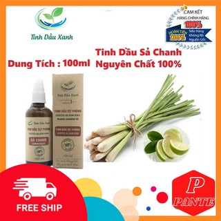 Tinh Dầu Xịt Phòng, Xịt Ô tô Sả Chanh Nguyên Chất 100ml