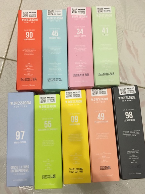 Nước hoa W.dressroom New York Dress & Living clear perfume xịt thơm quần áo, phòng ngủ... chính hãng Hàn Quốc | Thế Giới Skin Care