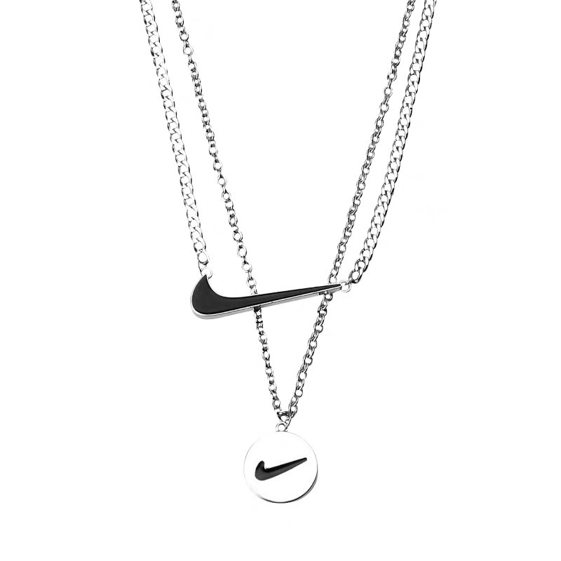 Dây chuyền vòng cổ titan unisex Nike Swoosh nam nữ hot trend