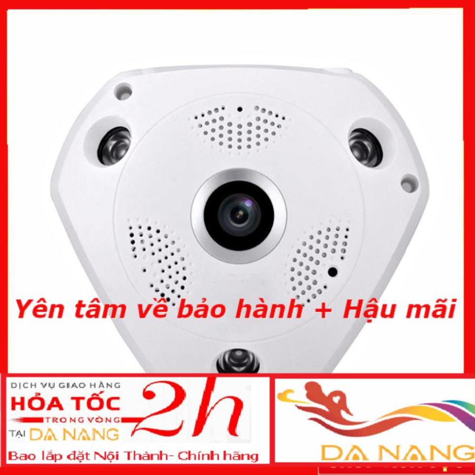 --sale000 **TRỢ GIÁ 2021** Camera VR Cam 3D Panoramic IP Wifi Full HD 360 Độ 3.0 MP tầm nhìn bao quát