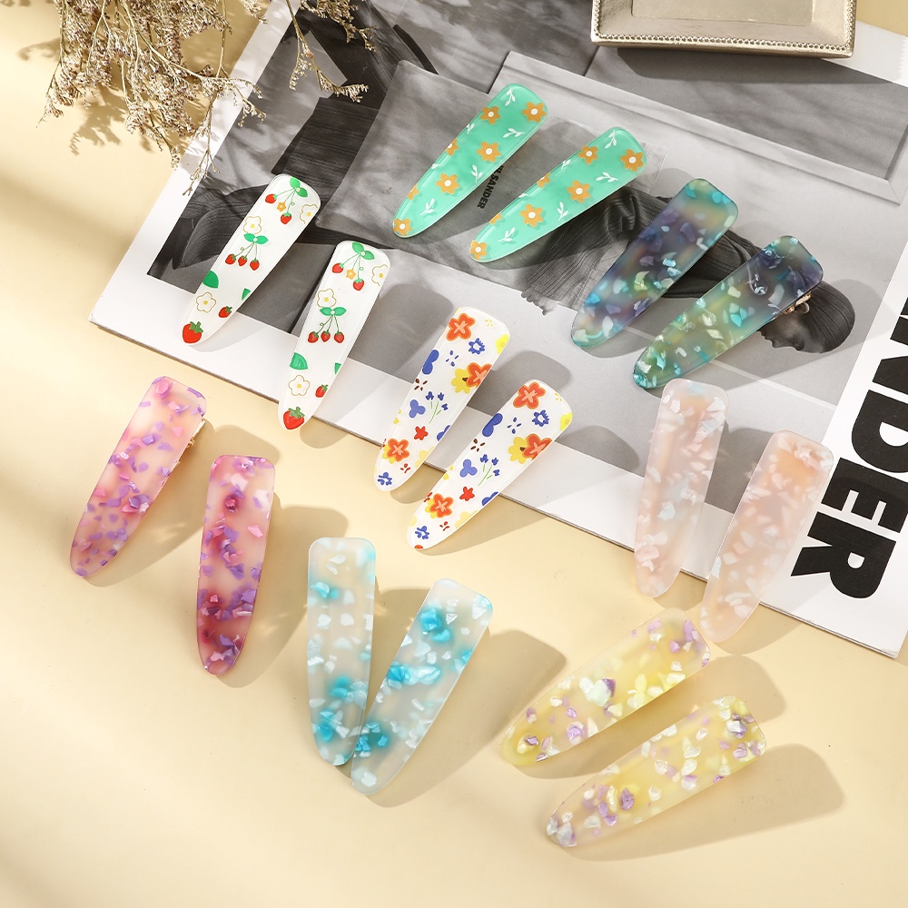 Set 2 kẹp tóc nữ Haimeikang đơn giản thời trang phong cách Hàn Quốc