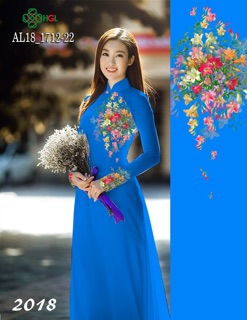 Vải Áo Dài Tằm Ý/ Lụa Nhật Hoa Ngực