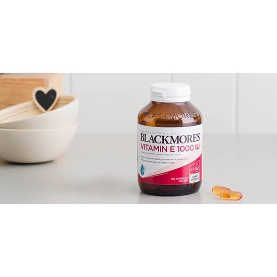 Vitamin E tự nhiên Blackmores Vitamin Natural E 500IU / 1000IU