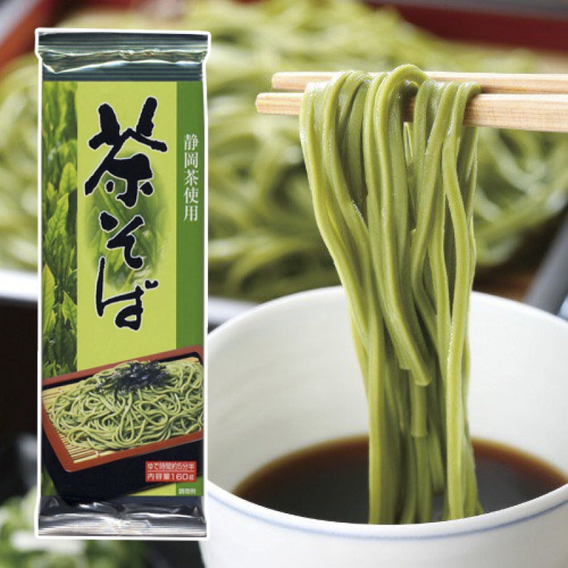 Mì soba trà xanh Masudaya 160g