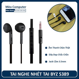 TAI NGHE NHÉT TAI BYZ S389 ÂM THANH CHẤT LƯỢNG BỀN BỈ