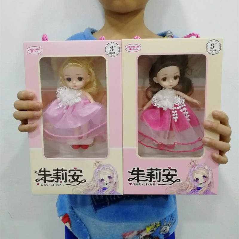 Búp Bê Barbie Mặc Đầm Cưới Kiểu Hoạt Hình Dễ Thương Xinh Xắn Cho Bé Gái
