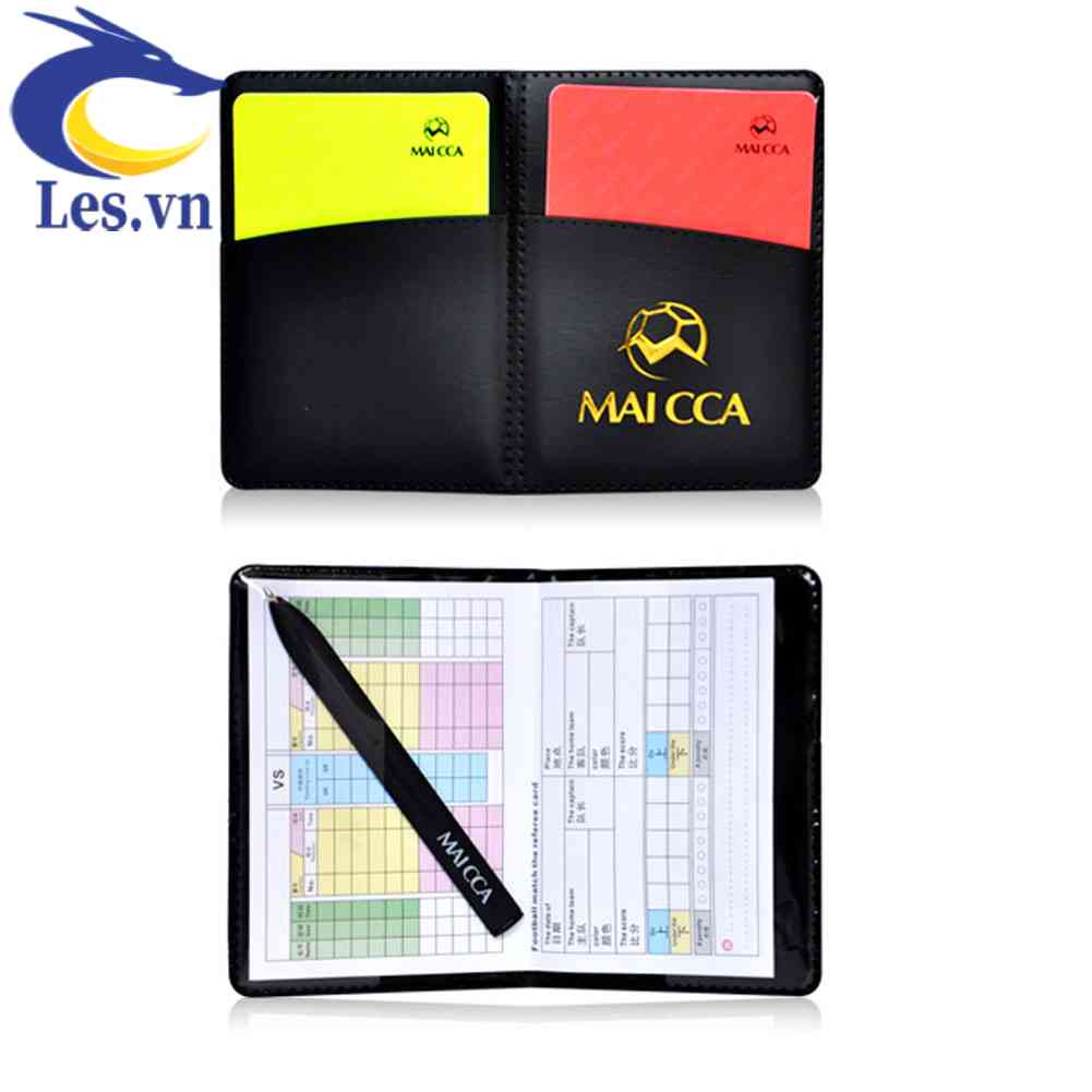 1 Bộ Thẻ Đồng Xu Vàng / Đỏ Cho Trọng Tài Bóng Đá