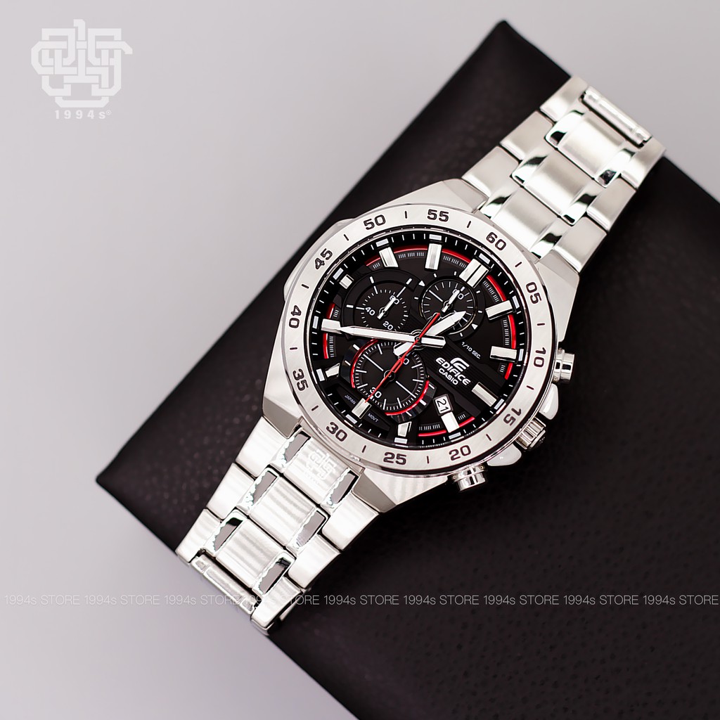 Đồng hồ nam Casio Edifice EFR-564 / EFR-564D-1A dây thép không gỉ, chống nước 100m, size 48.9mm, hàng chính hãng