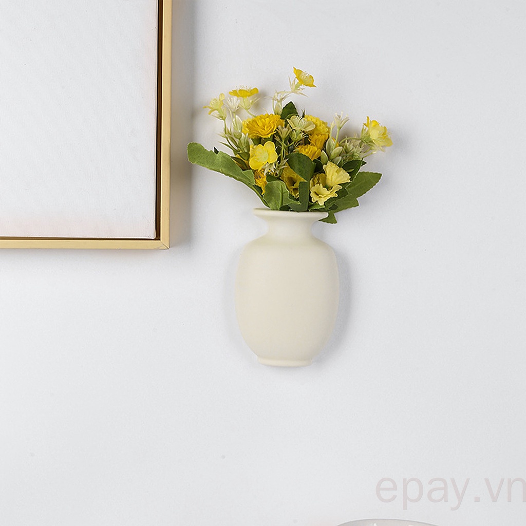 Bình hoa silicone 7 màu treo tường trang trí nhà tắm