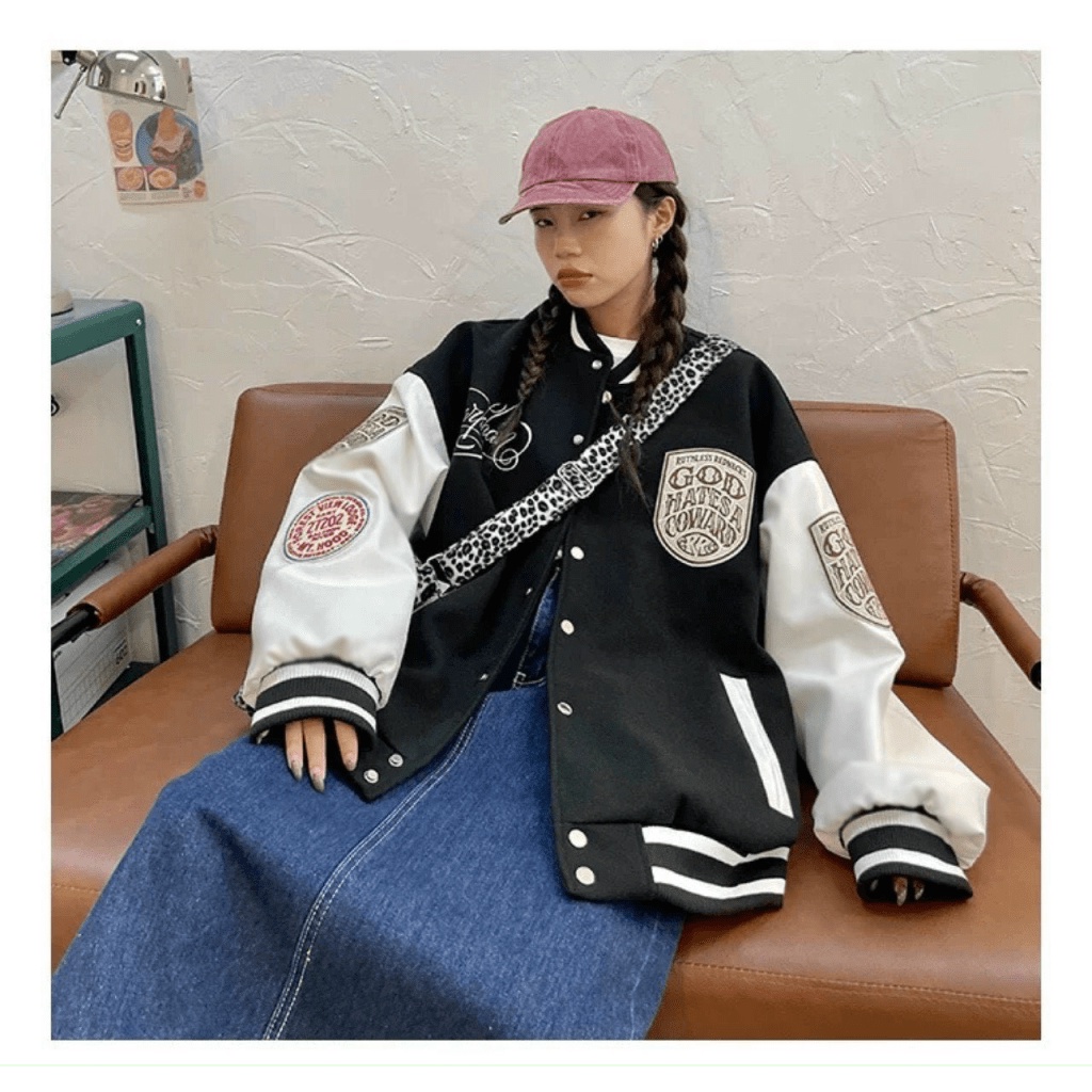 (FREE SHIP) ÁO KHOÁC BOMBER NAM NỮ HUY HIỆU NGỰC KÈM HUY HIỆU TAY SÀNH ĐIỆU THỜI TRANG TK 2022