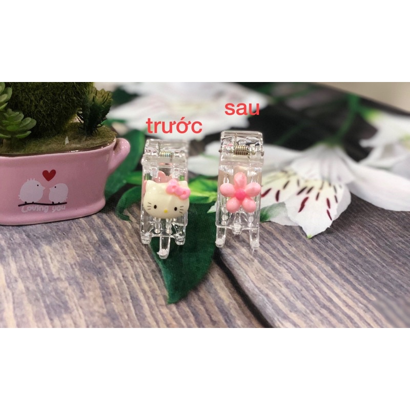 Kẹp tóc càng cua 3 răng và 5 răng Lotso Kitty Mon