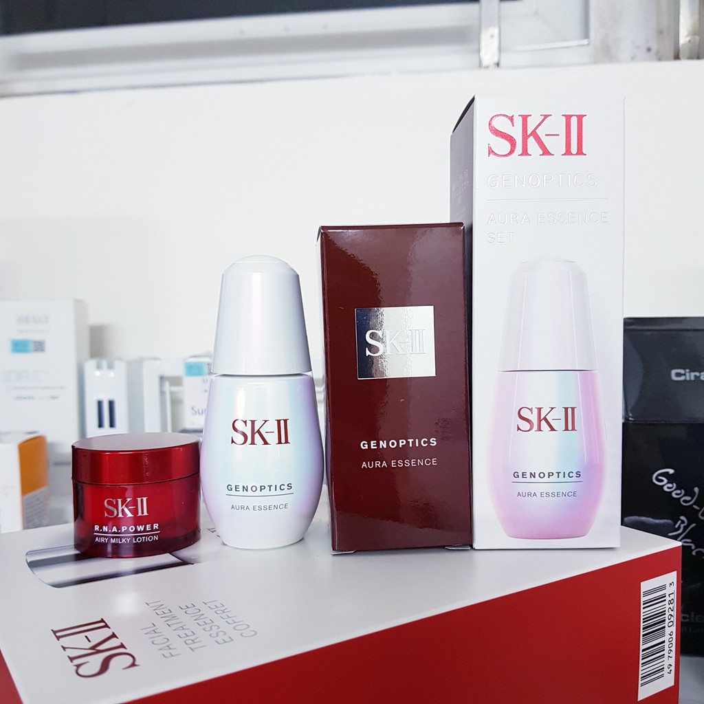 Serum làm trắng da skii aura 10ml tách set và 30ml chuẩn nội địa Nhật 100% , sk2 aura /  sk-ii aura