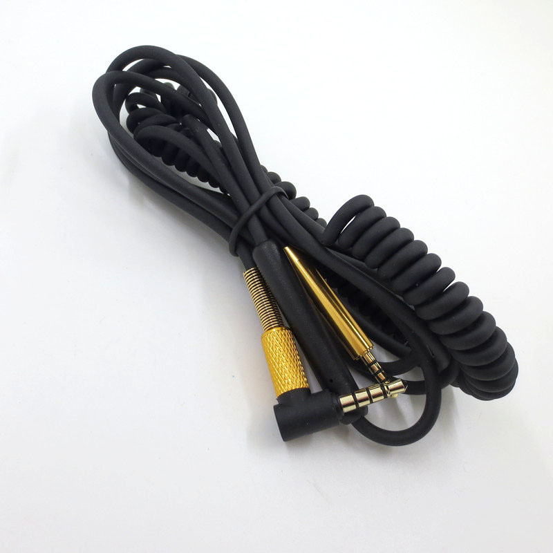 Dây Cáp Lò Xo Nối Dài Tai Nghe 2.5mm Sang 3.5mm Cho Bose QC25 QC35 OE2 AKG Y40 Y50 Y45 JBL S700 J55 J88