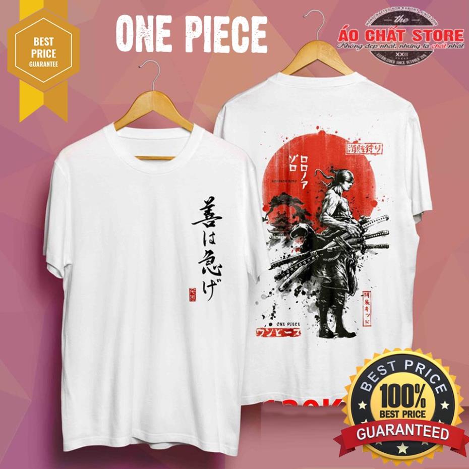 (VIDEO ẢNH THẬT) Áo Thun Roronoa Zoro Cực Độc | Áo Đảo Hải Tặc Zoro One Piece Tshirt OP55 ❕