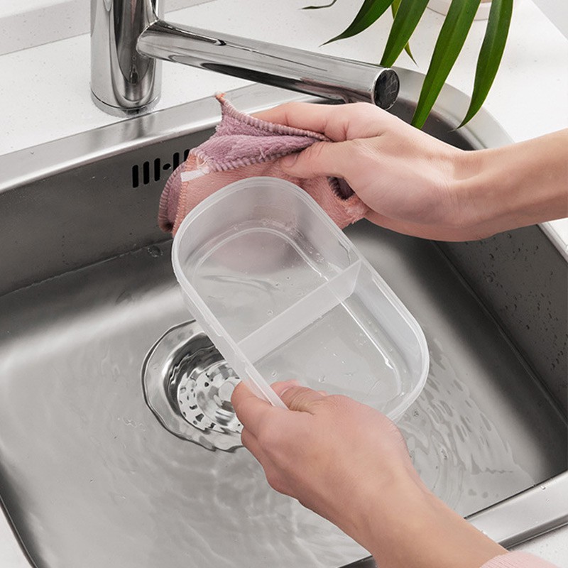 Hộp đựng bảo quản thức ăn 2 ngăn để tủ lạnh tiện dụng | BigBuy360 - bigbuy360.vn