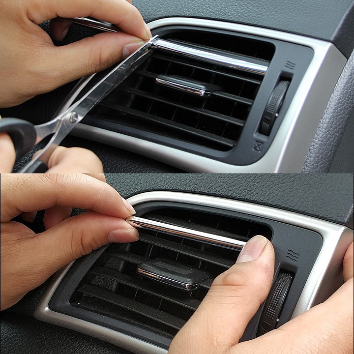 Nẹp ốp xi chữ U cửa chính  nắp capo xe ô tô
