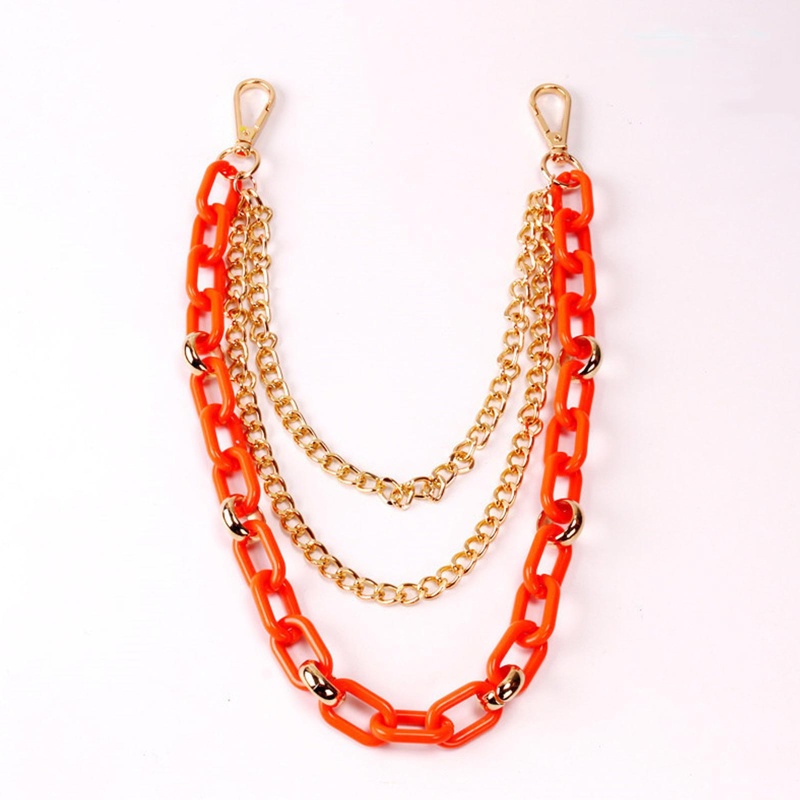 Youyo Dây Xích Nhiều Màu Sắc Gắn Túi Quần Jean Phong Cách Hip Hop Rock