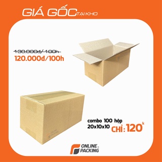 COMBO 100 HỘP 20X10X10 SIÊU RẺ