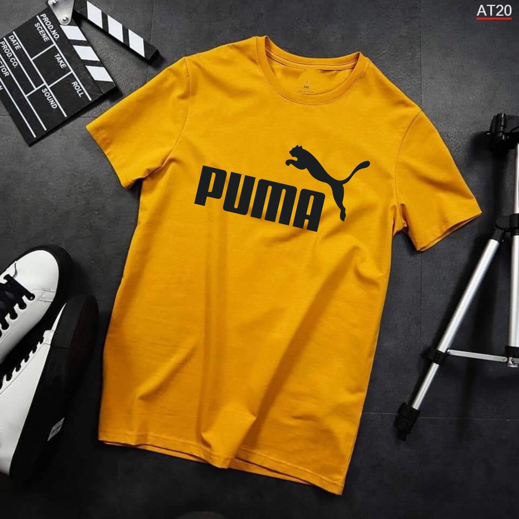 [SALE 50%] - Áo Thun Nam Puma Cổ Tròn Cao Cấp ( nhiều màu) Tay Ngắn, chất cotton bề mặt vải mềm Mịn cực hot dễ phối đồ