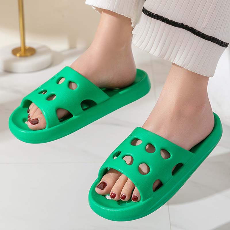 Oeggeo shop Dép Đi Trong Nhà Tắm Chống Rò Rỉ Dành Cho Nam Và Nữ