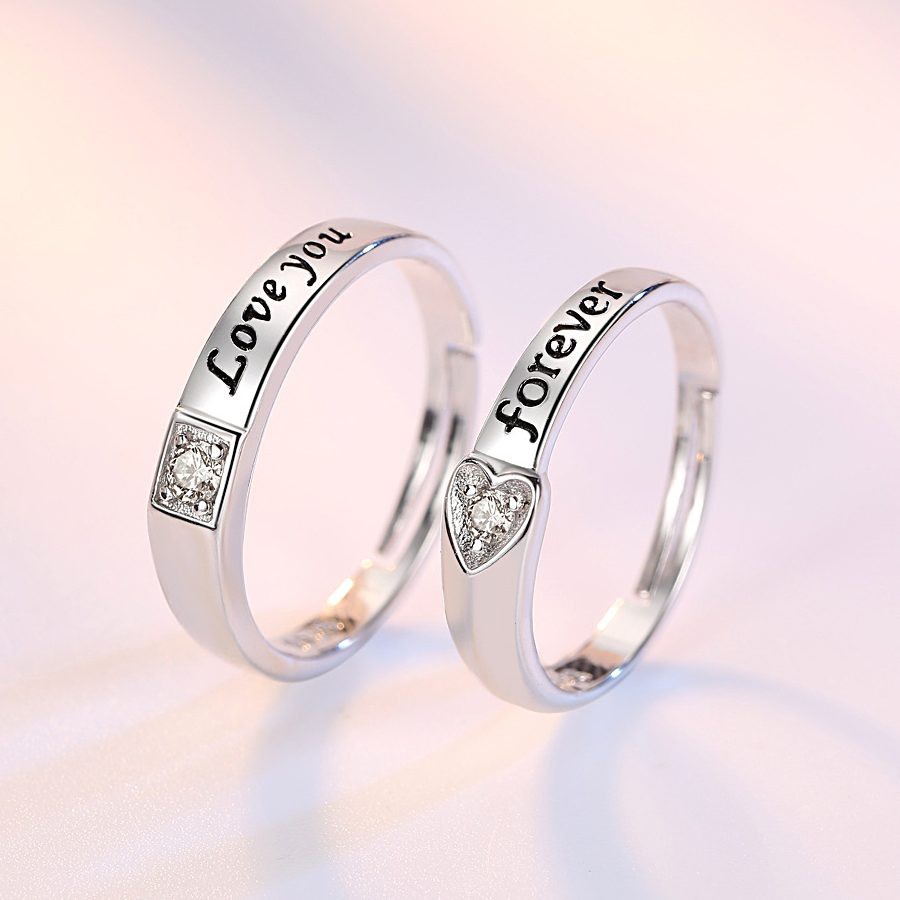 Nhẫn Cặp Nam, Nữ Phong Cách Hàn Quốc NC104