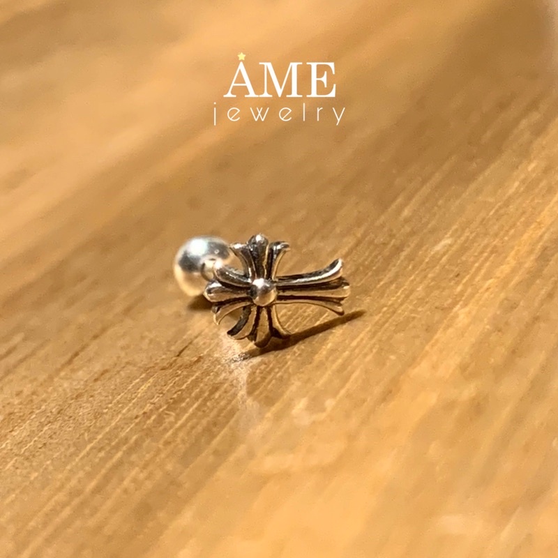Khuyên Bạc Thái Thánh Giá CHROME HEART [UNISEX EARINGS]