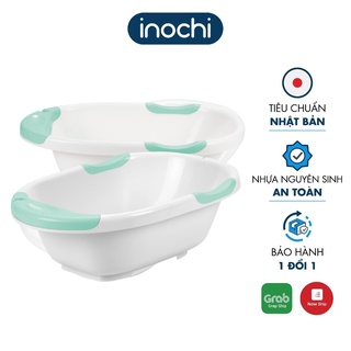Chậu Tắm Cho Bé INOCHI Notoro Plus Nhật Bản Loại Lớn - Thiết Kế Rộng Có Tay Nắm An Toàn Giúp Bé Thoải Mái Thích Thú