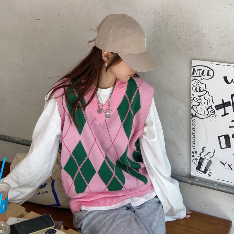 Áo Len Không Tay Cổ V Thời Trang Dành Cho Nữ | BigBuy360 - bigbuy360.vn