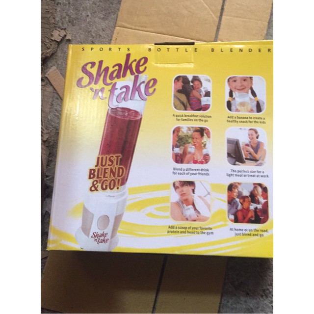 [KM] Máy say sinh tố 2 cối mini Shake and Take loại 1 (GC)