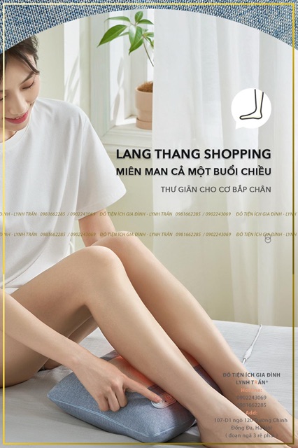 GỐI MASSAGE LƯNG HỒNG NGOẠI BEAR®️CHÍNH HÃNG GIÁ TỐT