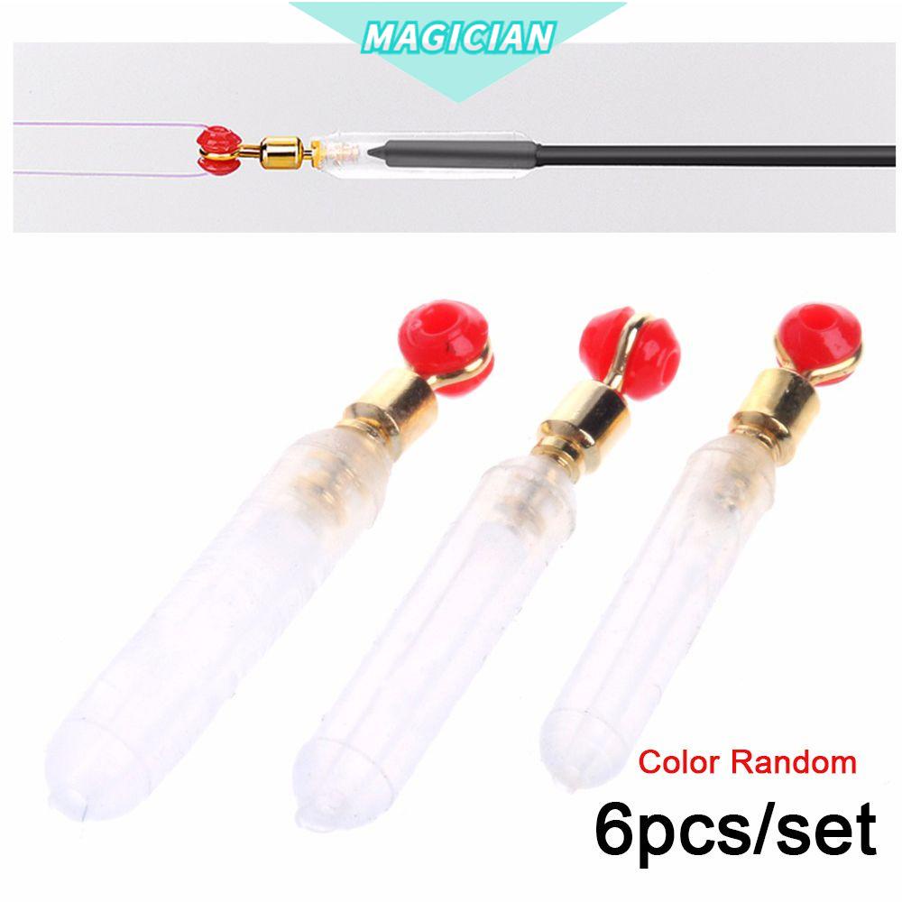 Set 6 phao gắn đầu cần câu cá bằng đồng chất lượng cao 3 cỡ tùy chọn