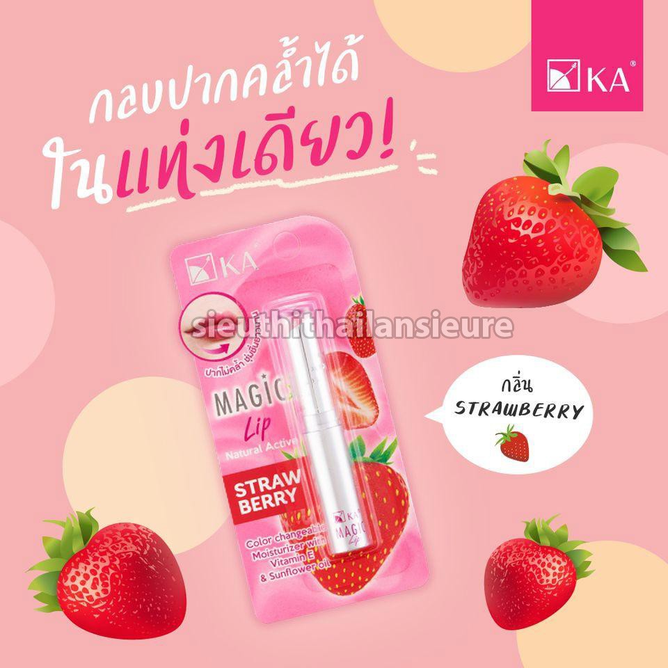 Son dưỡng có màu KA Magic Lip Natural Active 2.2g | BigBuy360 - bigbuy360.vn