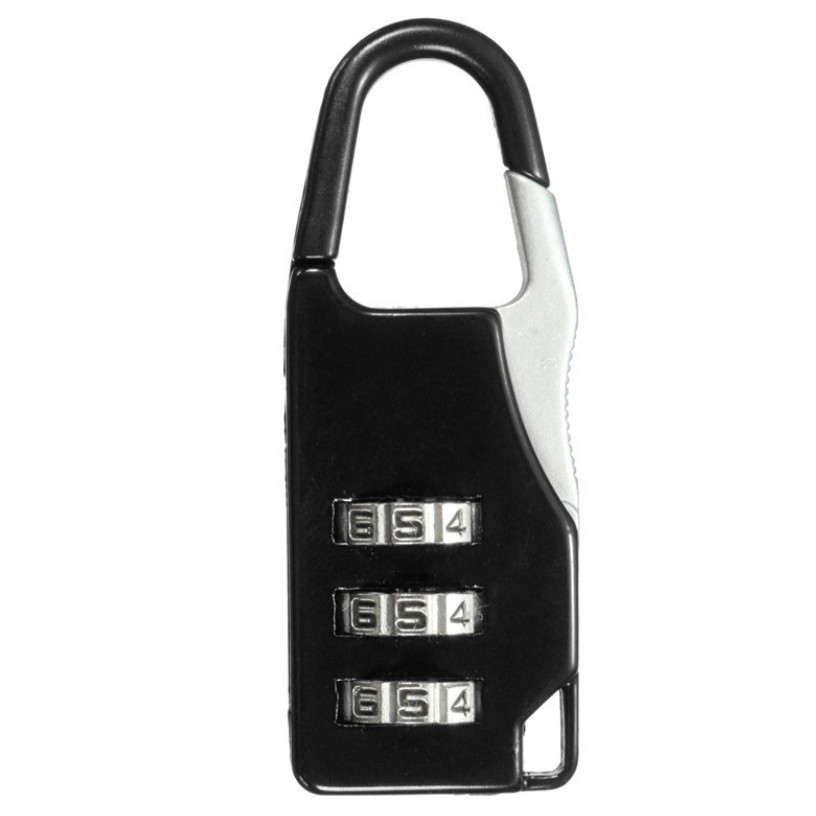 Khóa số mini zipper lock 3 số