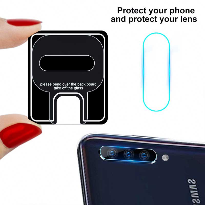 Camera phía sau phim bảo vệ Samsung Galaxy S8 S9 S10 J4 J6 Plus Phone Camera Protective HD Screen Tempered Lens Film