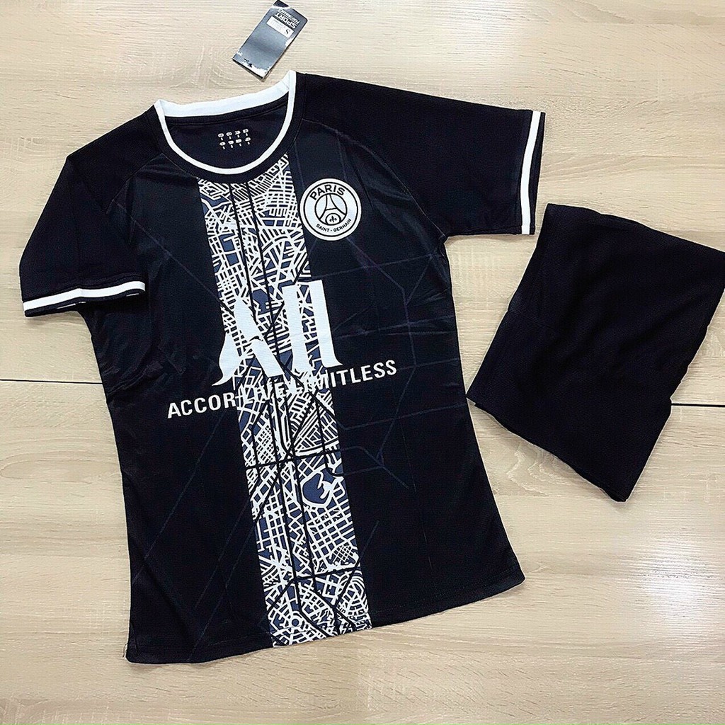 Quần Áo Đá Bóng PSG  Vải Thái - Đồ Đá Banh Thun Lạnh Cực Chất Nhiều Màu PP Bởi Be Happy Sport