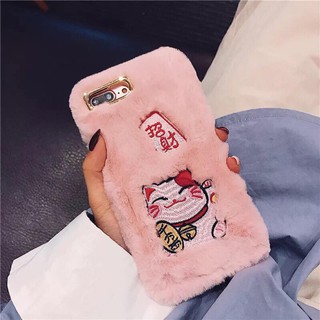 ỐP IPHONE LÔNG MÈO THẦN TÀI