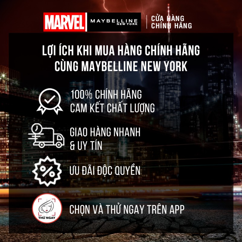 [Phiên Bản Giới Hạn MARVEL] Bút Cushion Che Khuyết Điểm Đa Năng Instant Age Rewind Maybelline New York 6ml | BigBuy360 - bigbuy360.vn