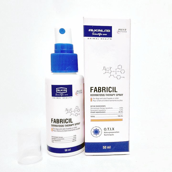 Xịt da bị sài ghẻ mưng mủ Fabricil 50ml