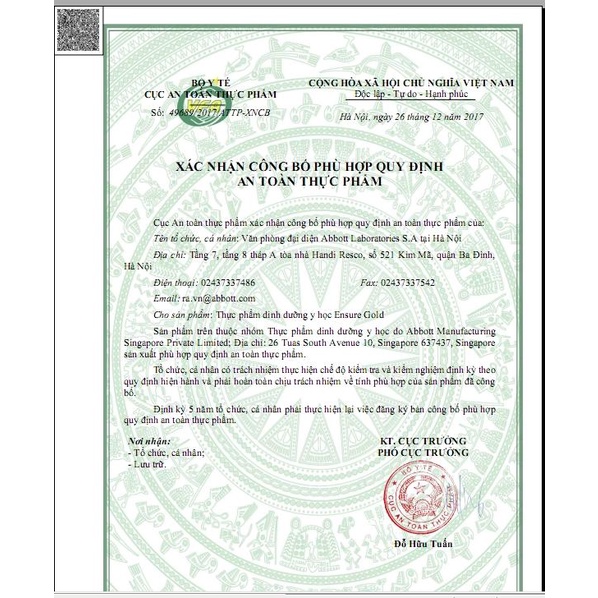 Thùng 24 chai Ensure Original 273ml - hương vani