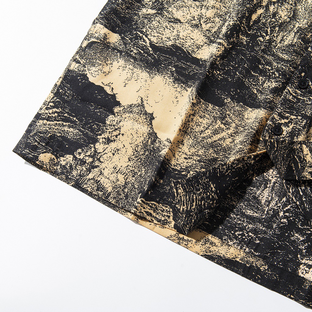 Áo Sơ Mi Nam Dekace Chất Lụa Họa Tiết T6421