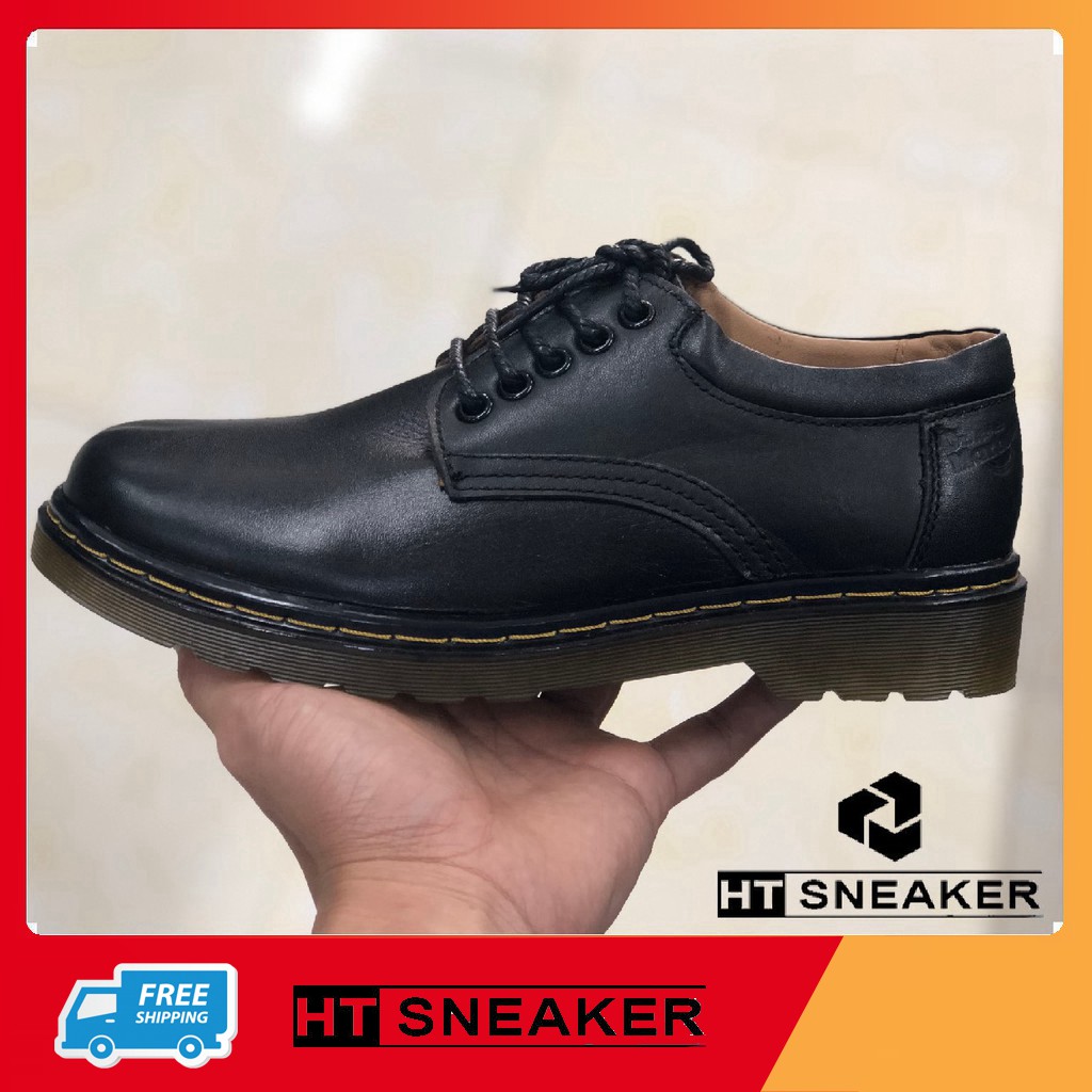 Giày Dr marten nam da bò cao cấp màu đen