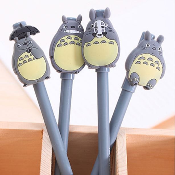 Bút nước Totoro, viết mực đen - bút gel nước mực đen Duashop