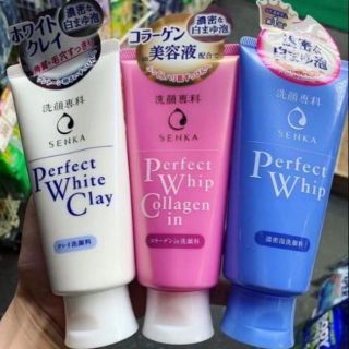 Sữa rửa mặt Shiseido Senka Perfect Whip collagen