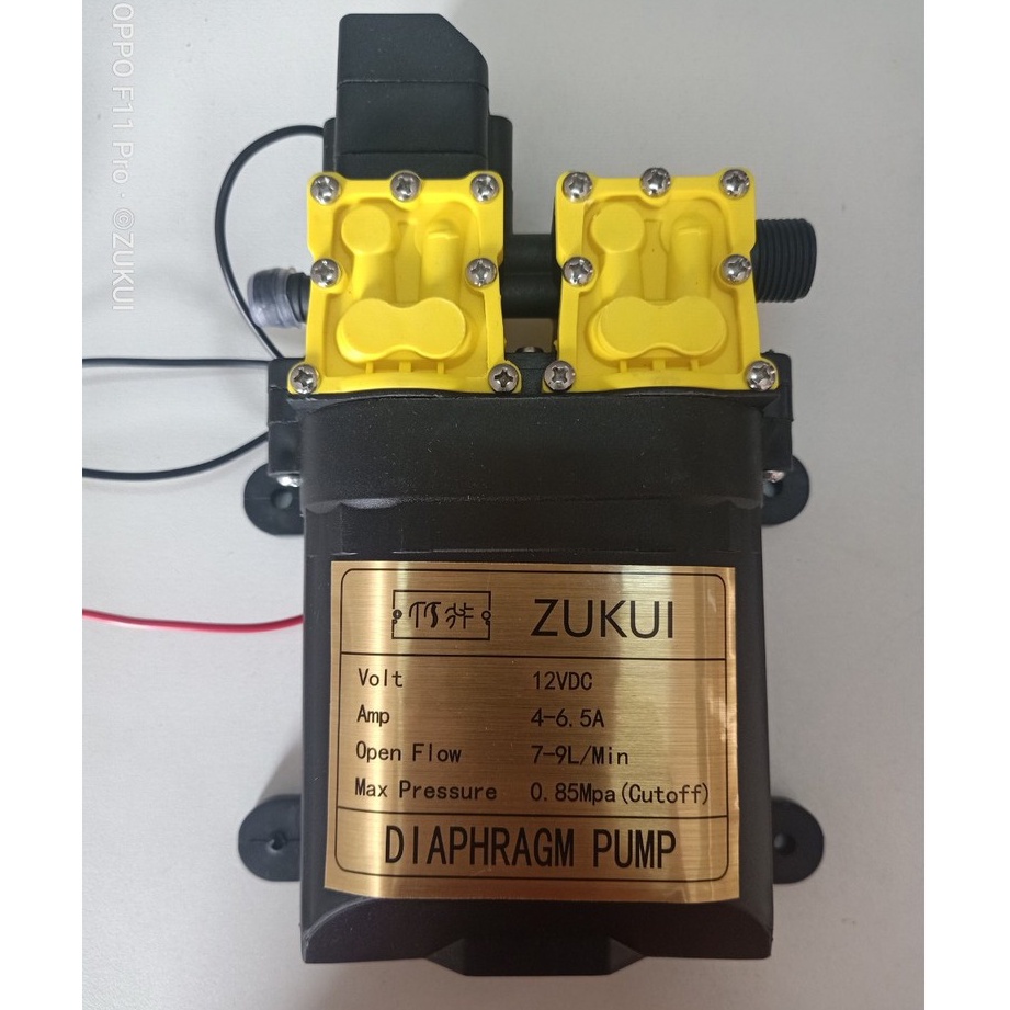 Máy bơm mini đôi 12V SINLEADER/ OSAKA xài nguồn tổ ong 12V 10A