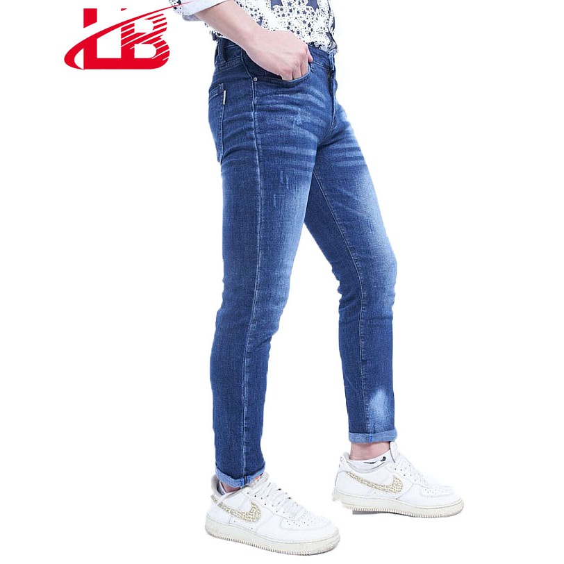 [Mã LT50 giảm 50k đơn 250k] Quần jean dài nam LB , màu xanh thời trang cao nhẹ, chất jean dày, co giãn tốt, DNBB5173 | BigBuy360 - bigbuy360.vn