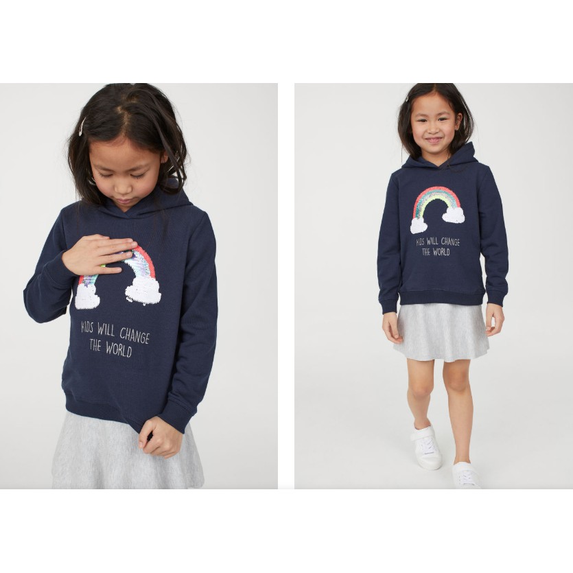 Áo hoodie H&M cho bé gái