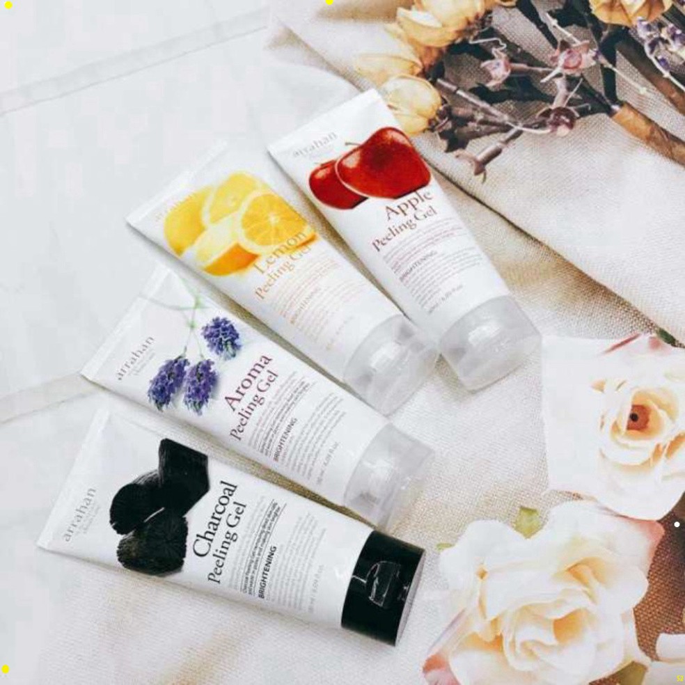 Tẩy Da Chết Làm Trắng Da Hoa Quả Arrahan, gel tẩy tế bào chết Arrahan Whitening Peeling kích trắng da xvc | BigBuy360 - bigbuy360.vn
