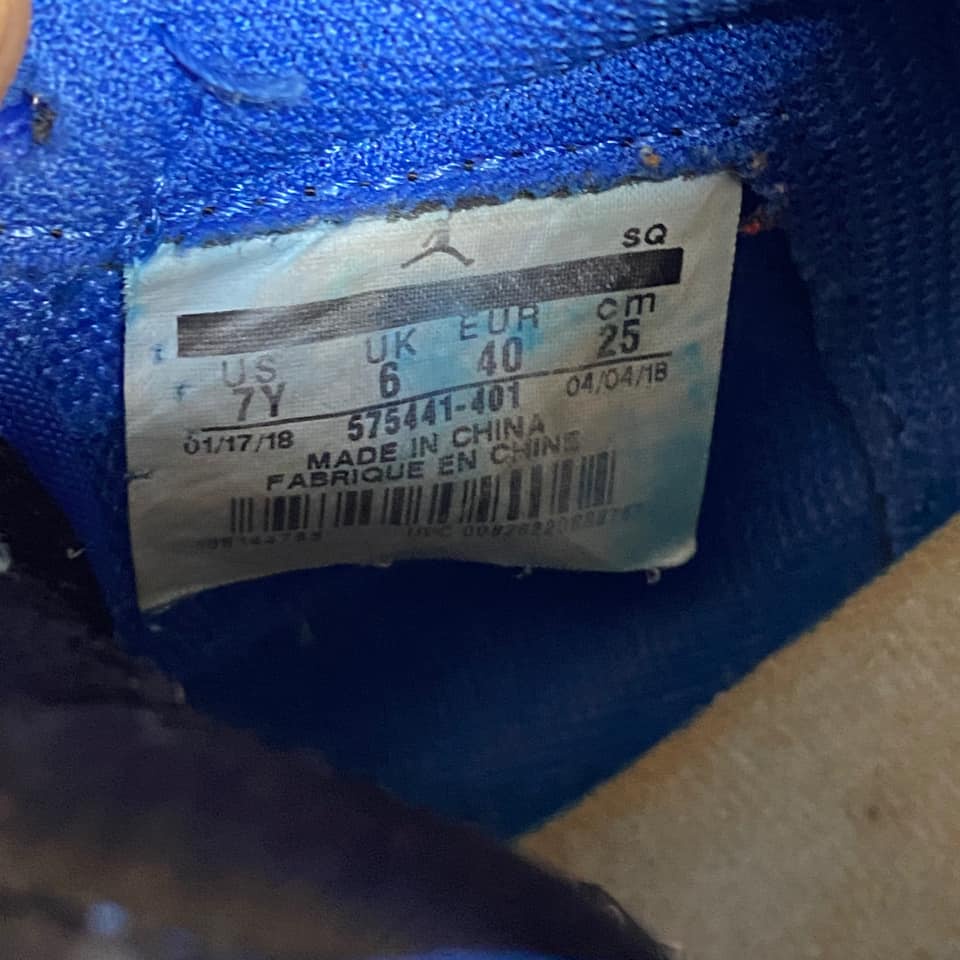 Giày Cũ Jordan 1 Retro High Hyper Royal Size 40 2hand chính hãng cam kết real trọn đời - Giày Cũ Sài Gòn