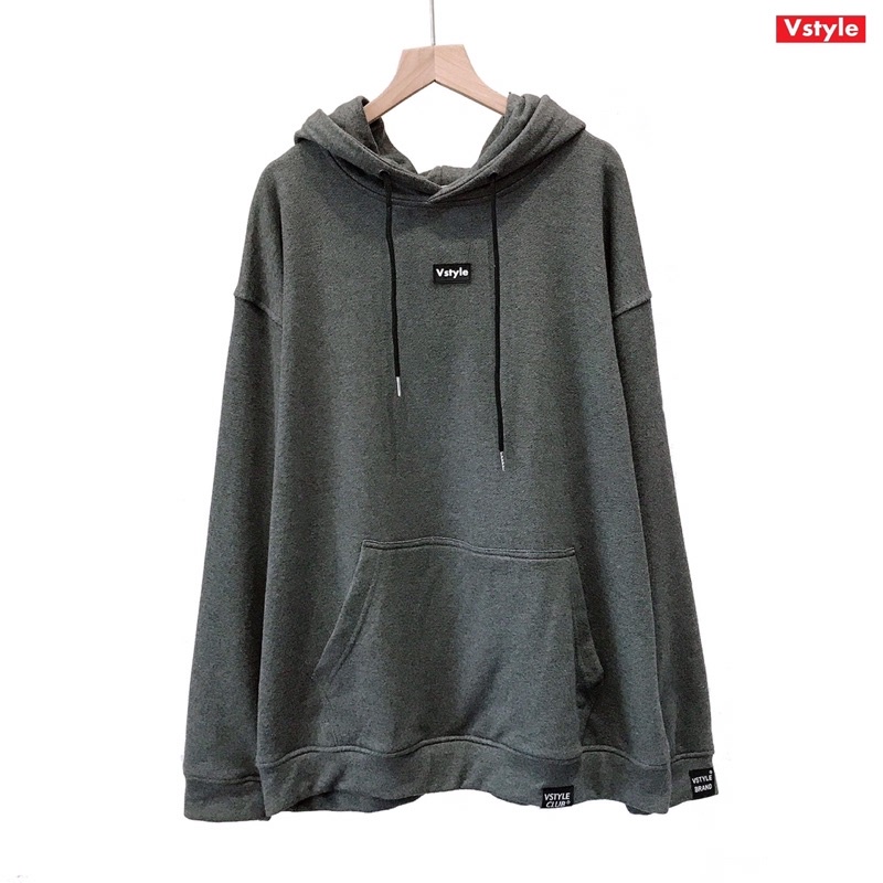 [Mã 12FASHIONSALE1 giảm 10K đơn 50K] Hoodie Basic xám Hàn Vstyle
