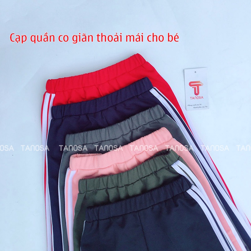 Quần thể thao viền sọc thời trang TANOSA cho bé 1-6 tuổi